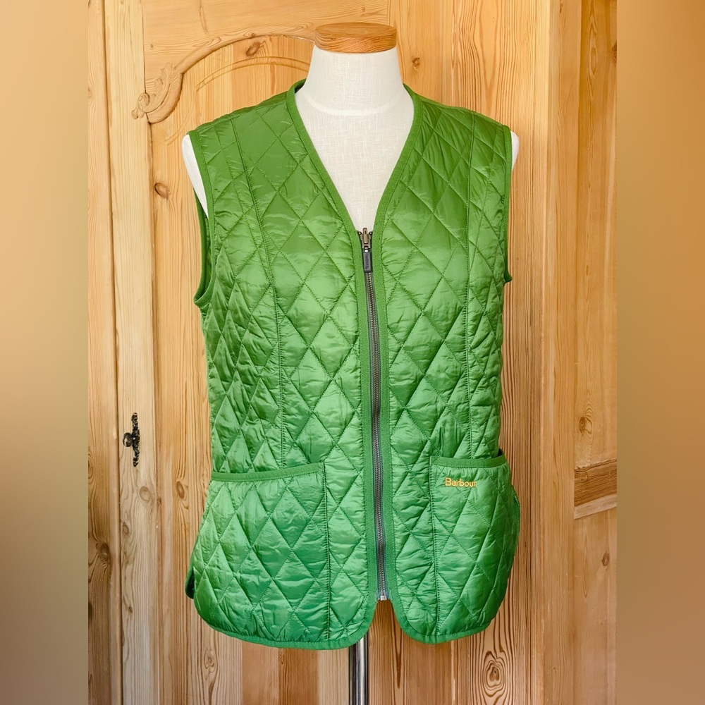 Barbour Betty Interactive Jacket Liner Vest Gilet - Green US 8 / EURO 38 / UK 12